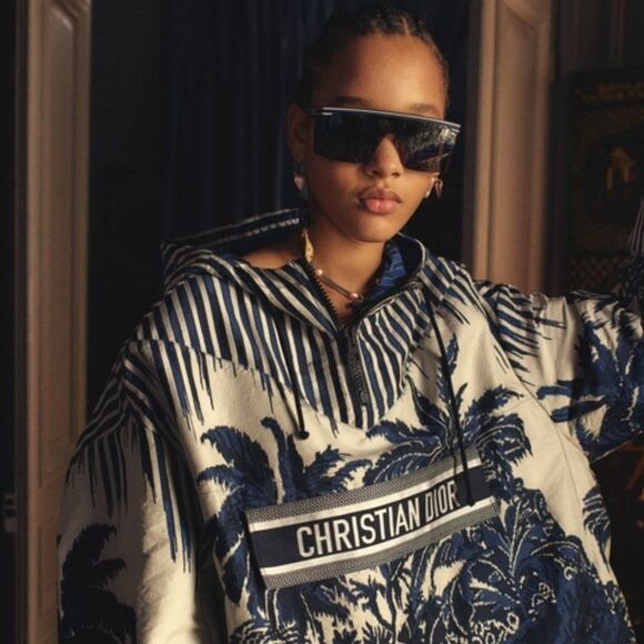 NEW DIOR DIORCLUB M1U 31B7 GOLD BLUE SUNGLASSES - Picture 3 of 13